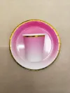Birthday Festival party Christmas theme gradient color gilded laser paper cups and plates can be customized. Factory wholesale. Large quantity discount. Combination set 1 Specification image